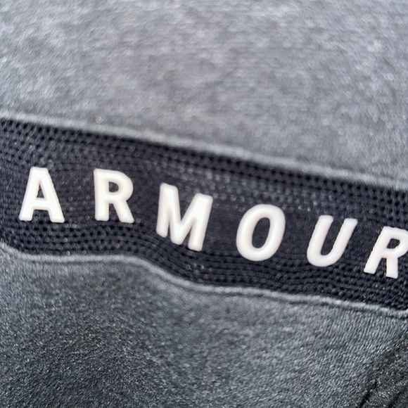 Womens under armour oversized tapered hoodie front cross logo size medium gray - Picture 3 of 5